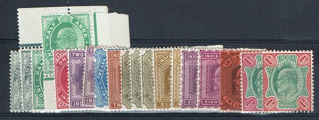 Image of India SG 119/37 LMM British Commonwealth Stamp